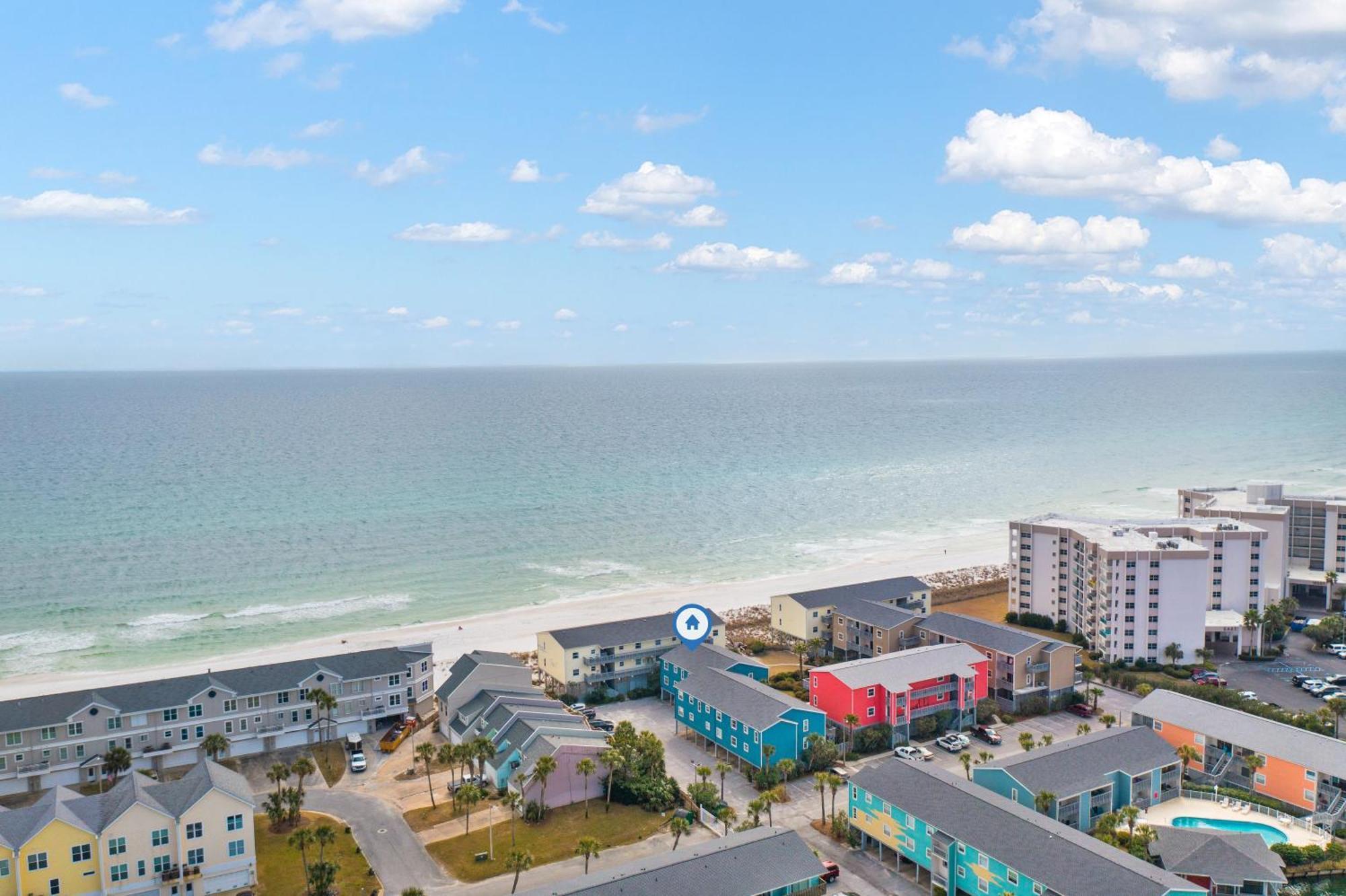 Villas On The Gulf L1- Ocean View Steps To Beach! 彭萨科拉海滩 外观 照片