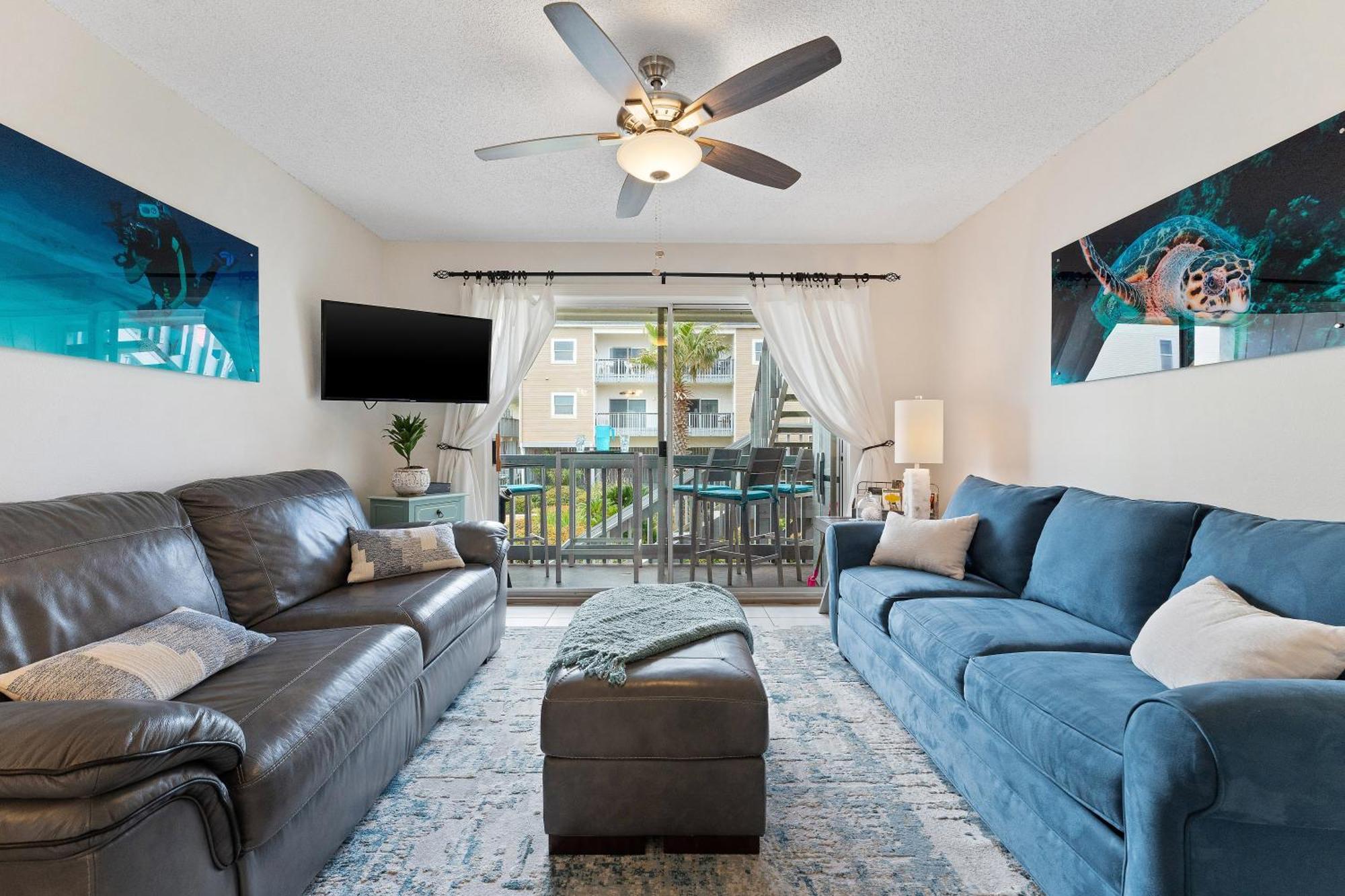 Villas On The Gulf L1- Ocean View Steps To Beach! 彭萨科拉海滩 外观 照片
